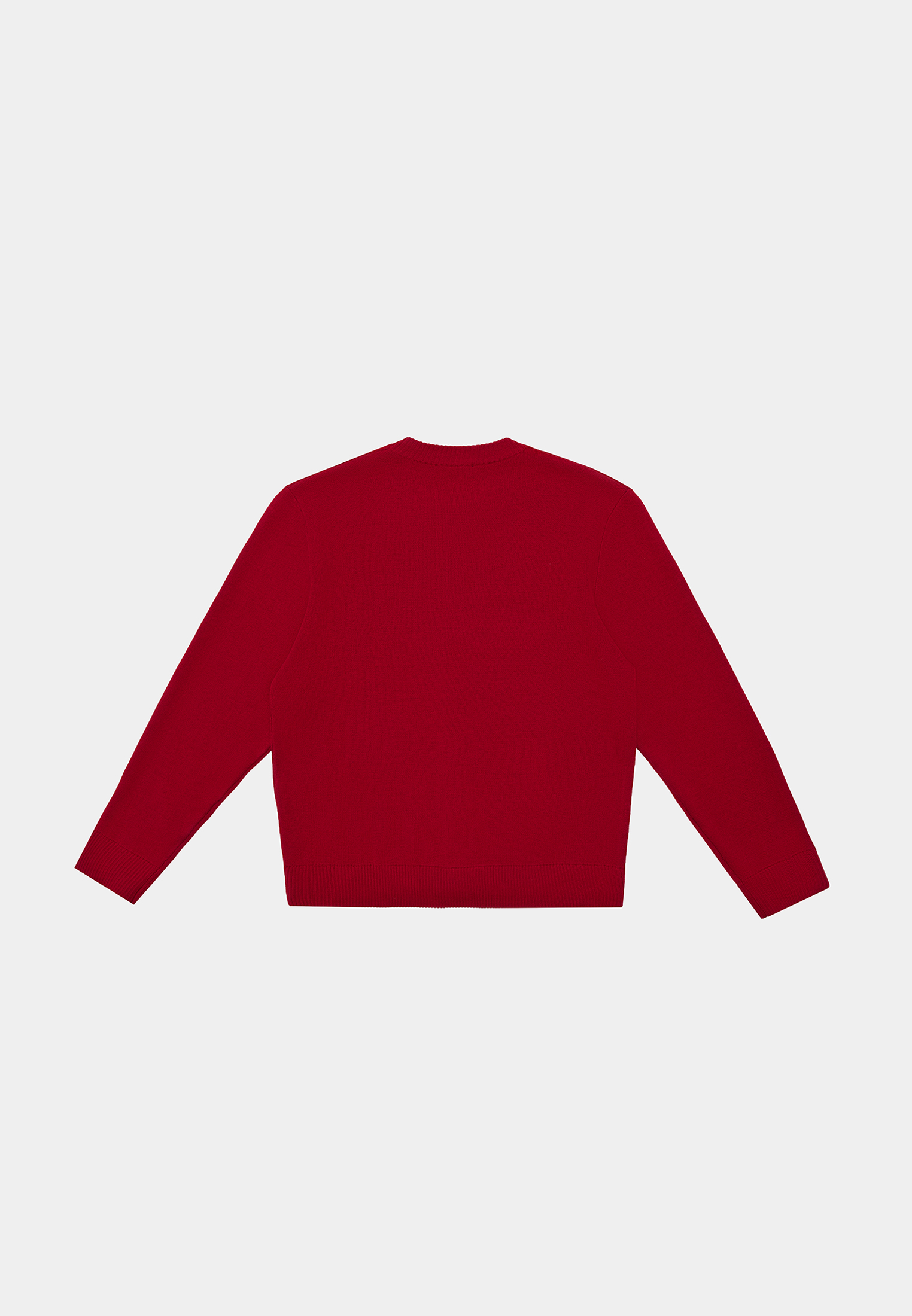 Трикотажный кардиган - red W68049