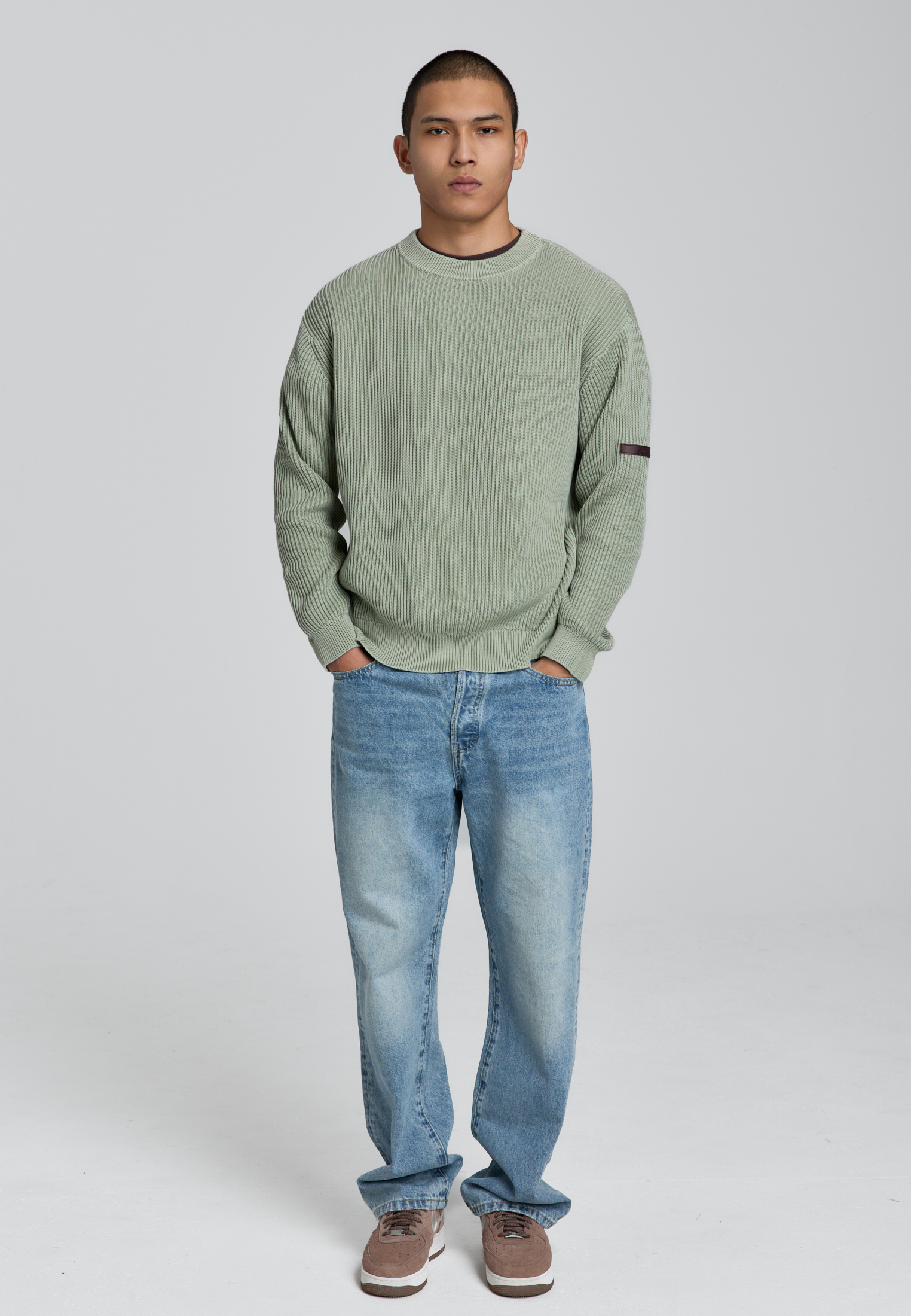 Свитер - green S7206