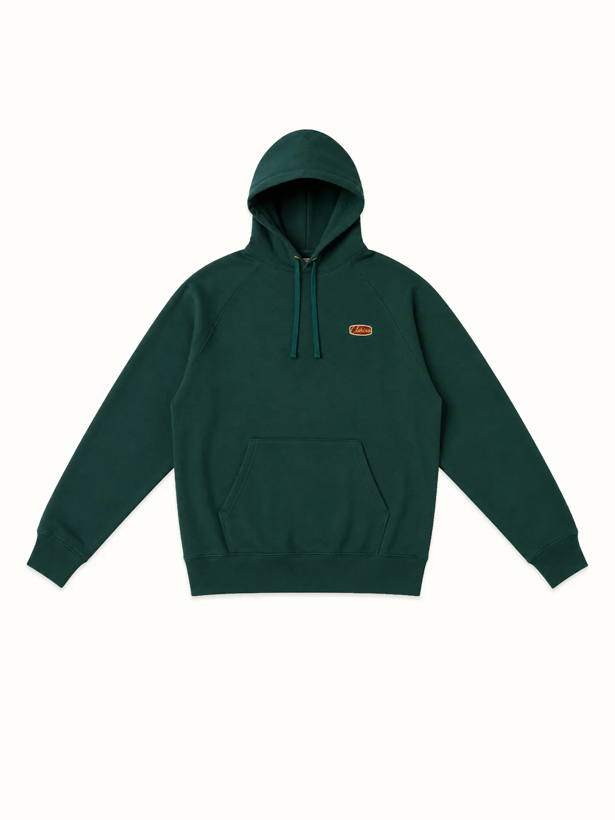 Худи-retro logo GREEN