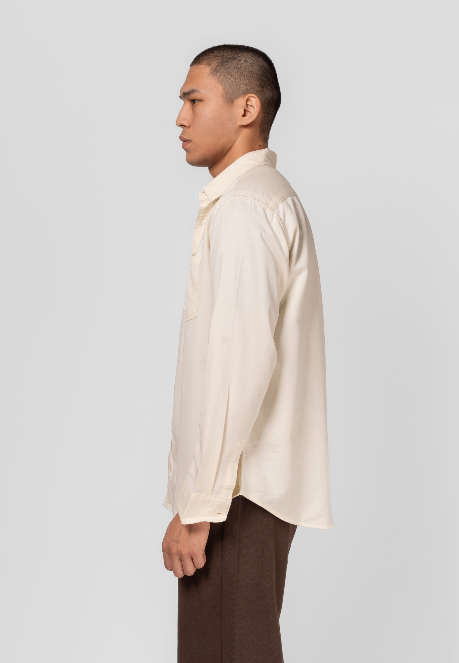 Рубашка - beige W1007