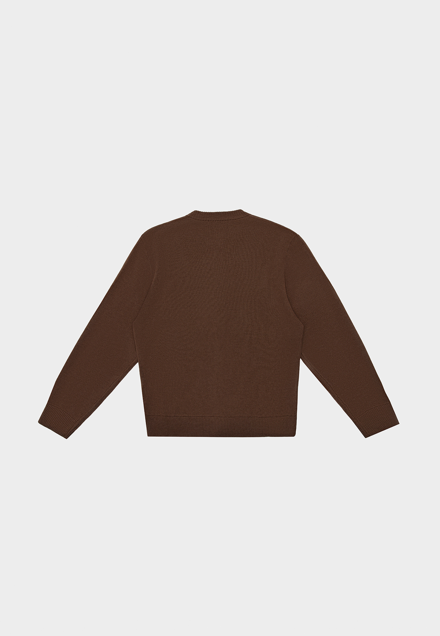 Трикотажный кардиган - brown W68049