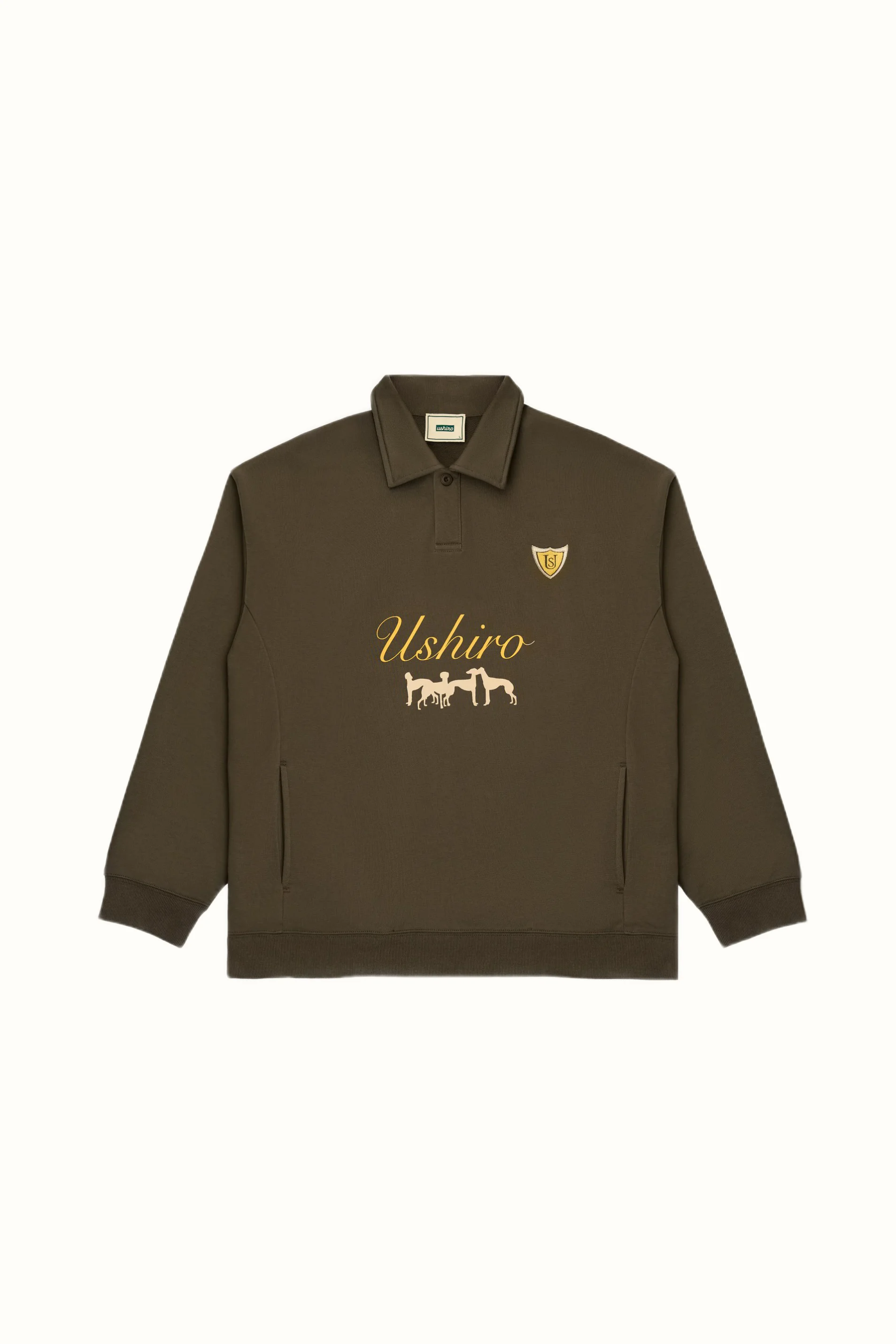 Tazy rugby-sweatshirt - KHAKI