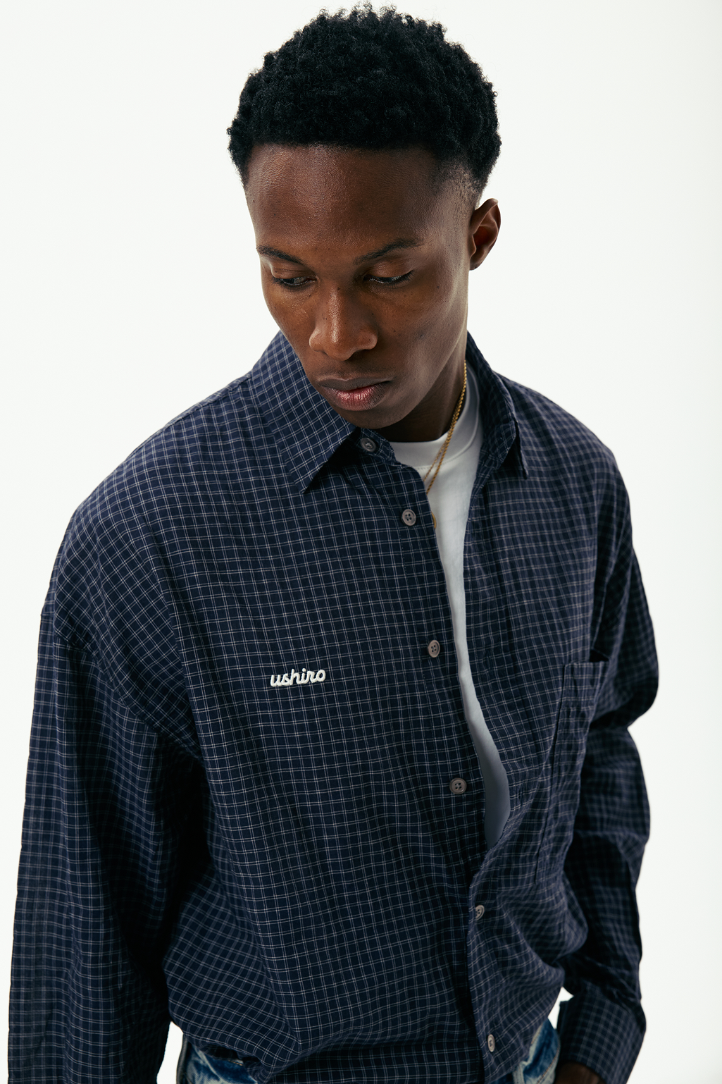Рубашка - navy blue 3072