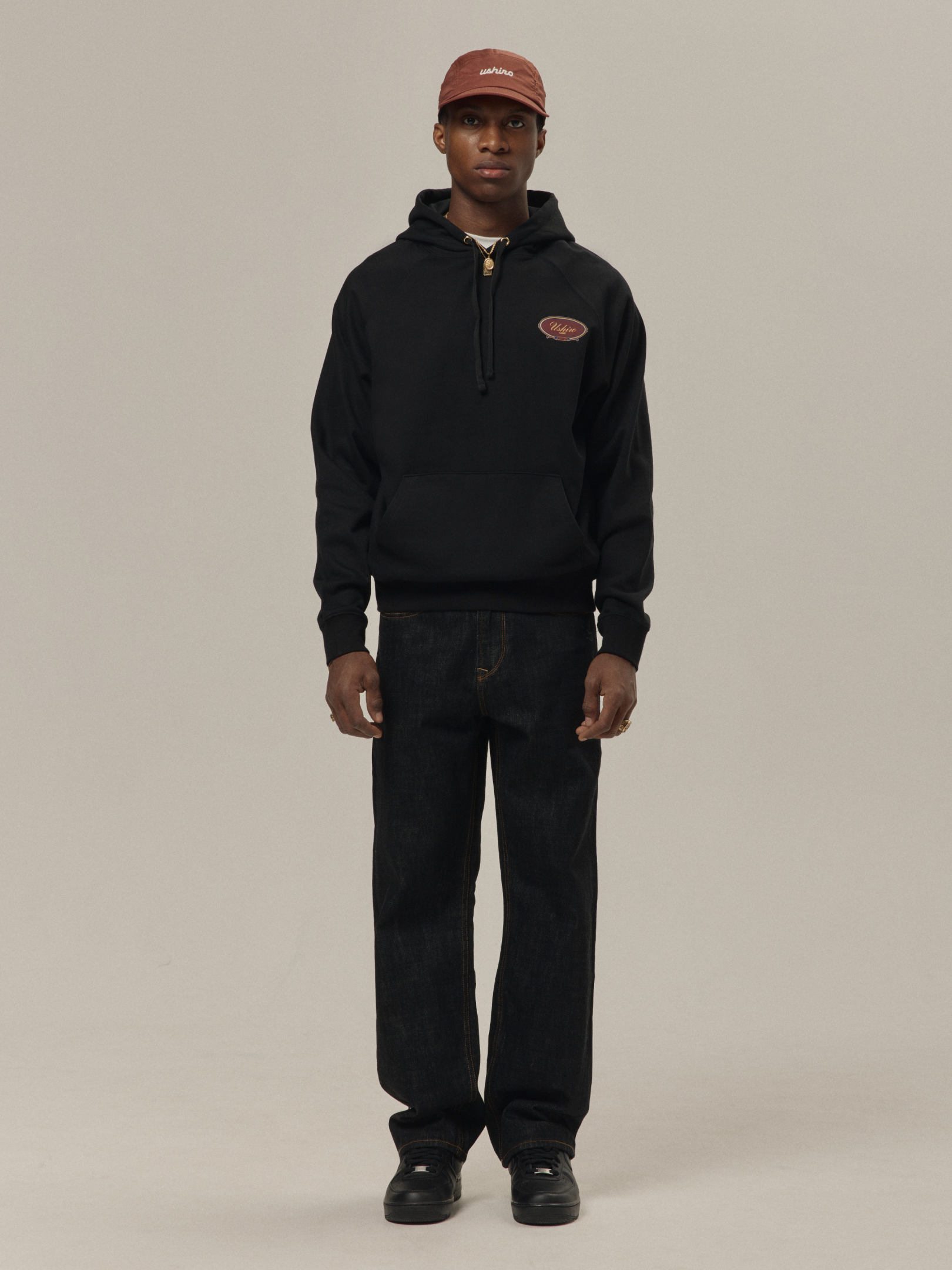 Худи-Oval logo BLACK 