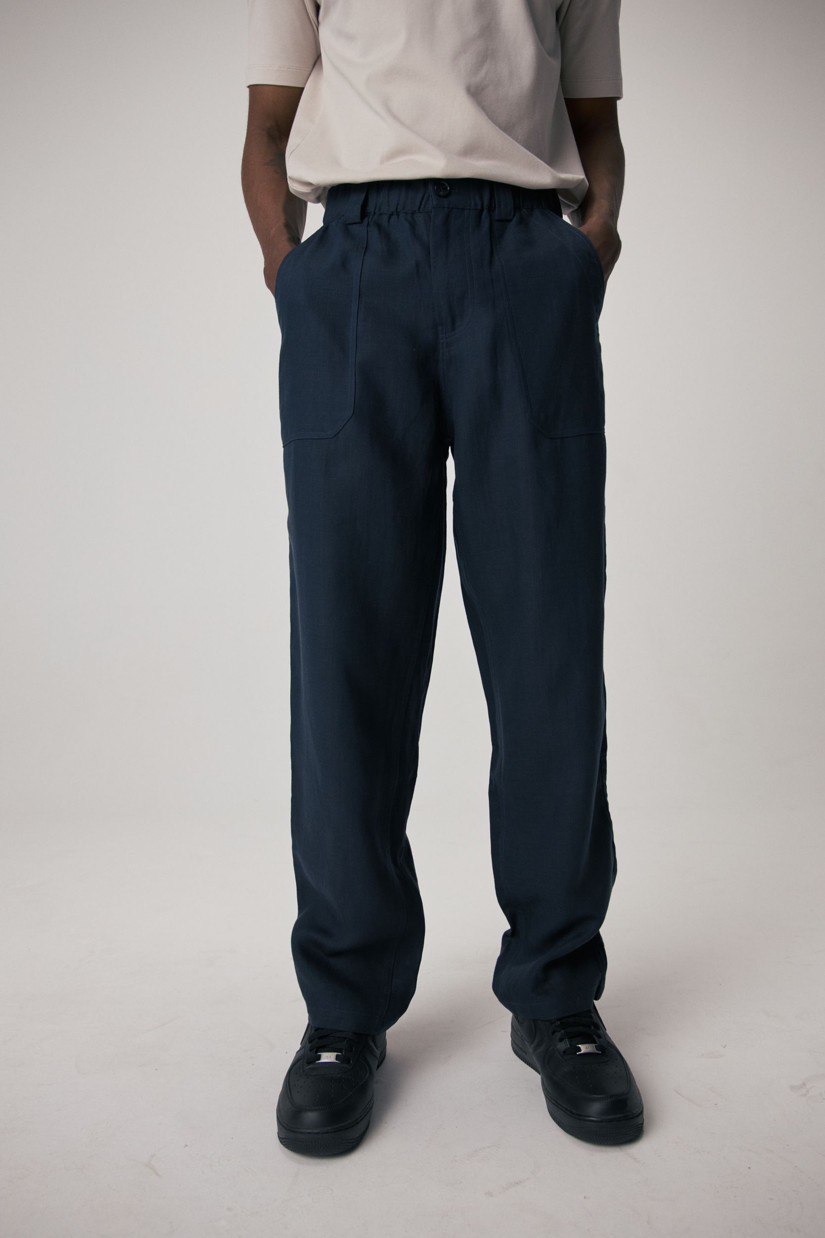 Брюки-LSAW2504 NAVY BLUE 