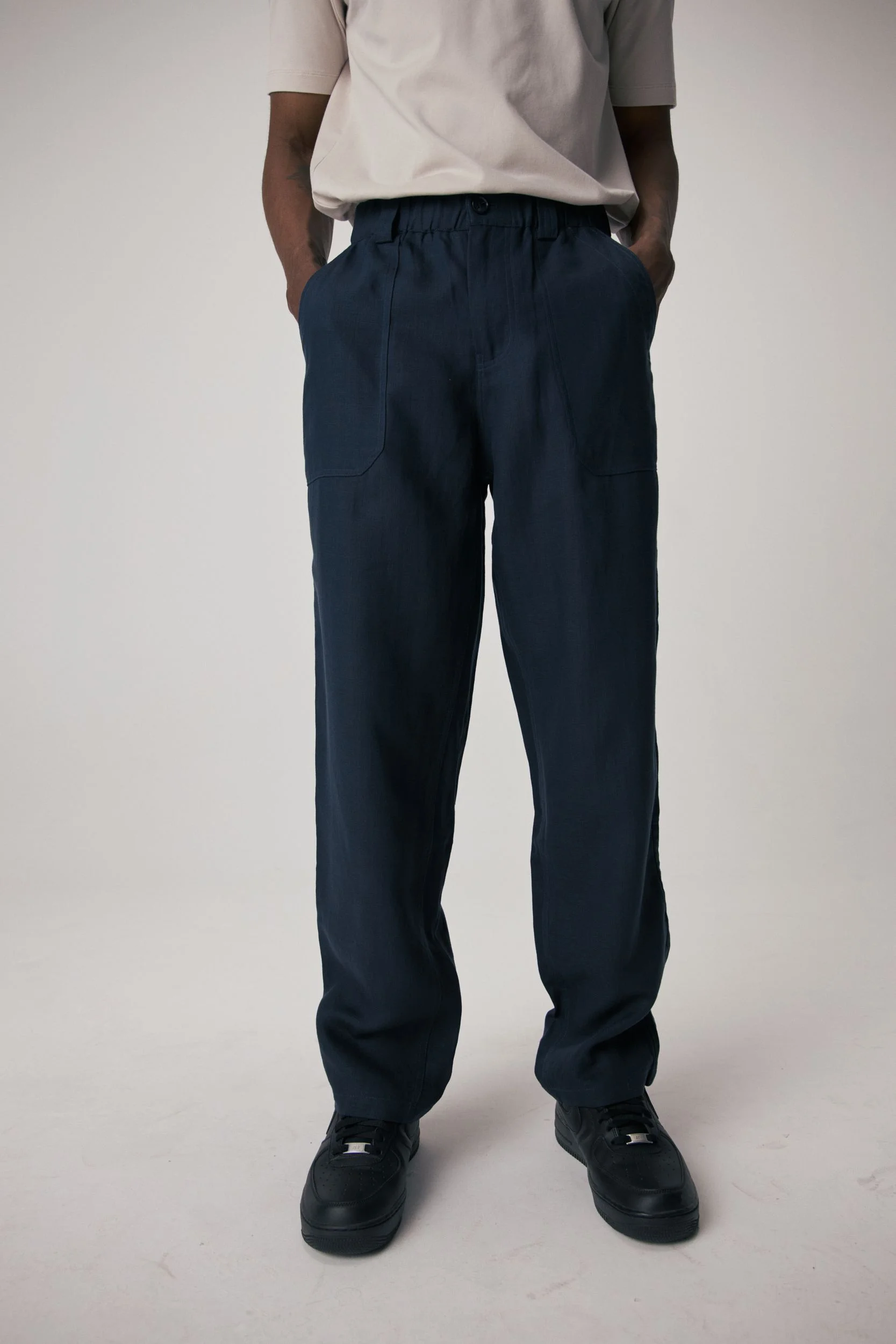 Брюки-LSAW2504 NAVY BLUE