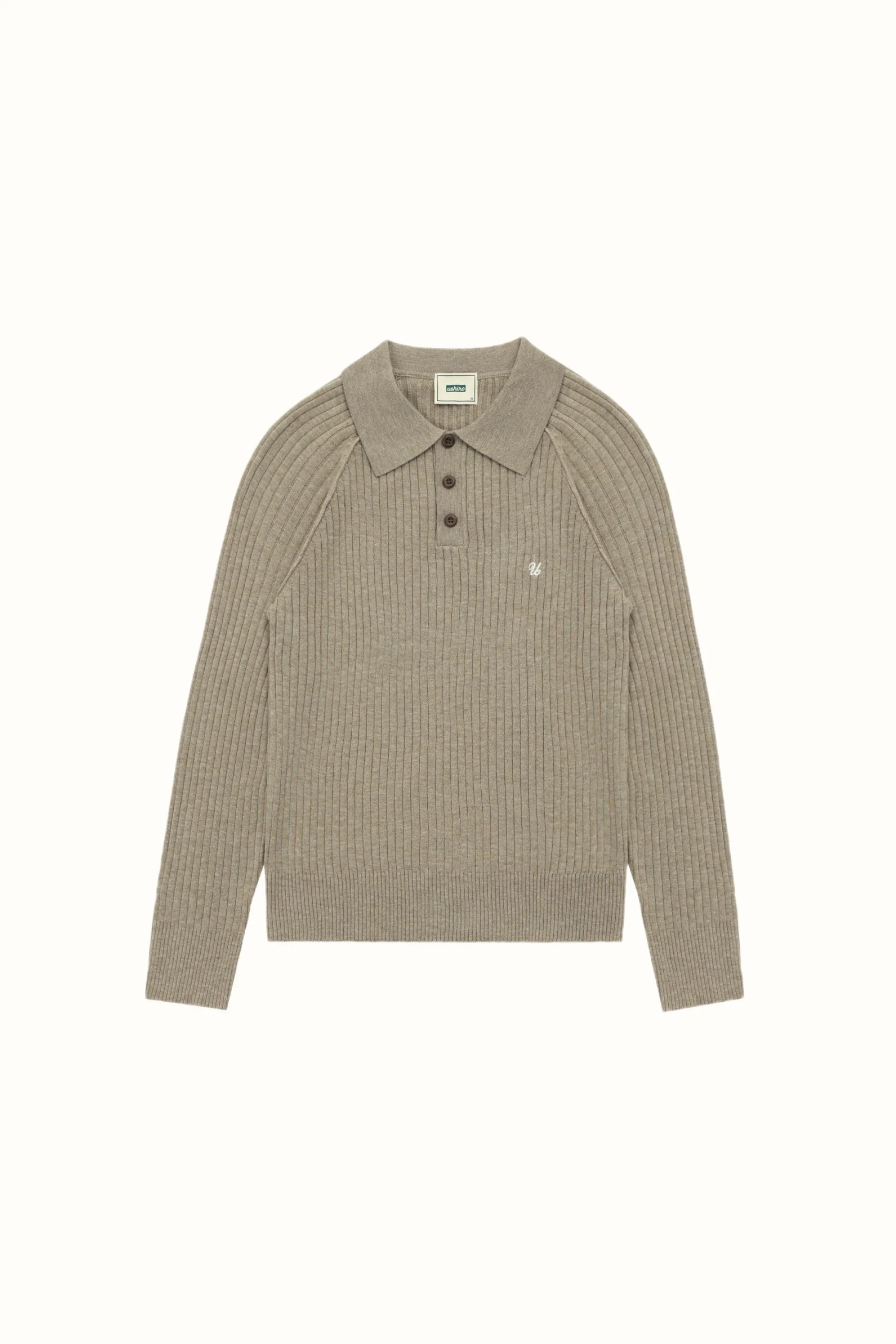 Поло длинный рукав - M2006 BEIGE