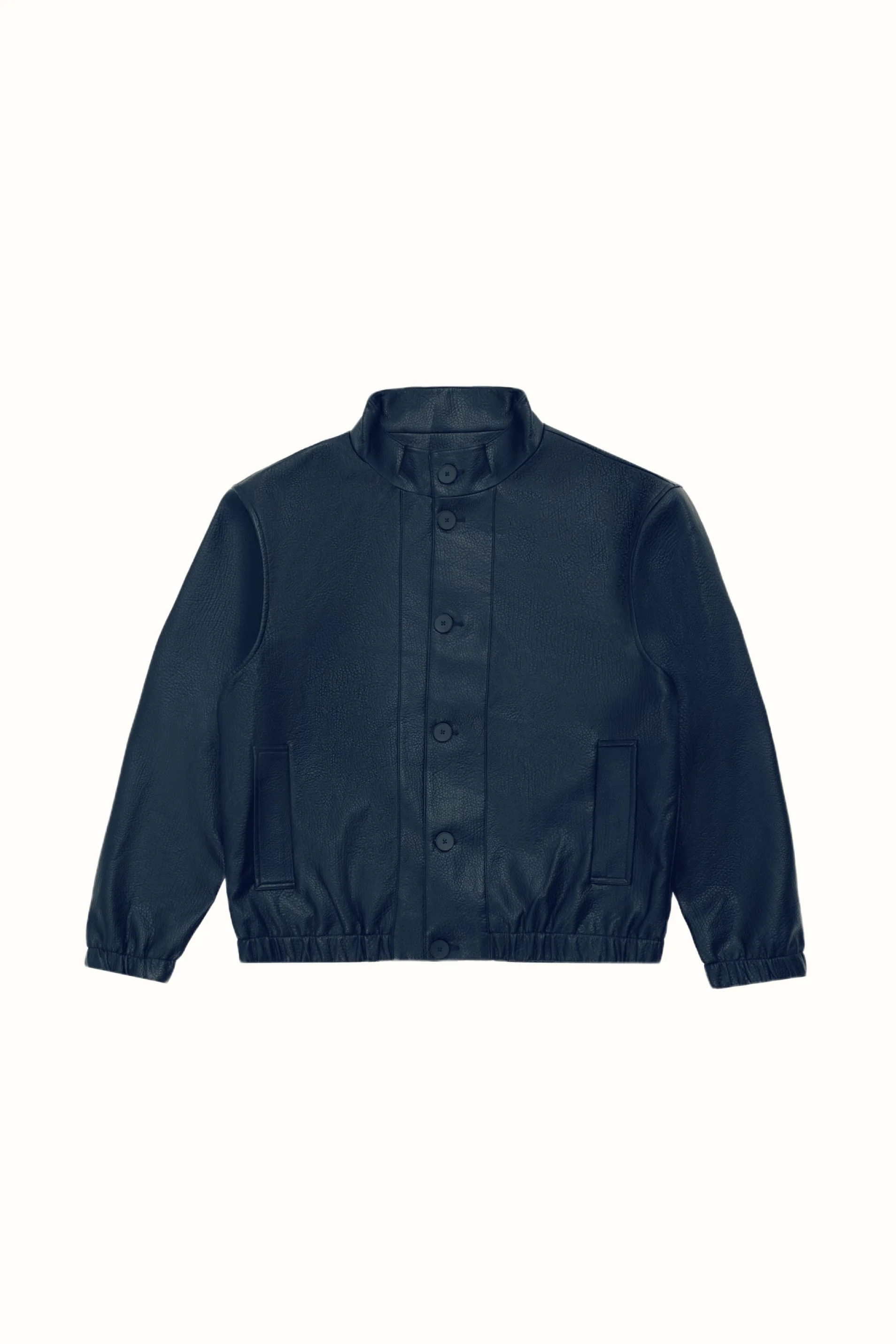 Кожаная куртка - M7112017 NAVY BLUE