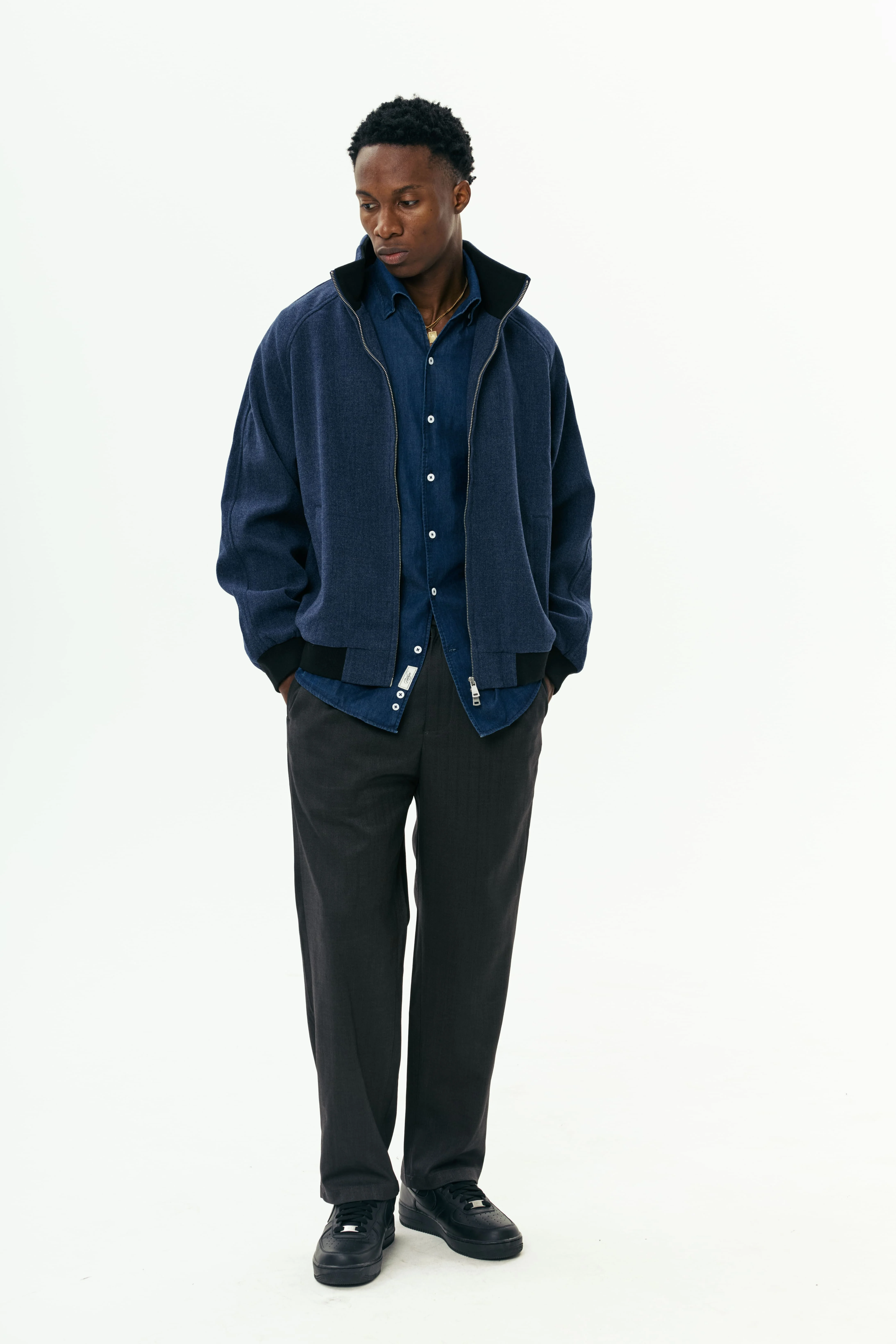 Куртка - navy blue P0039