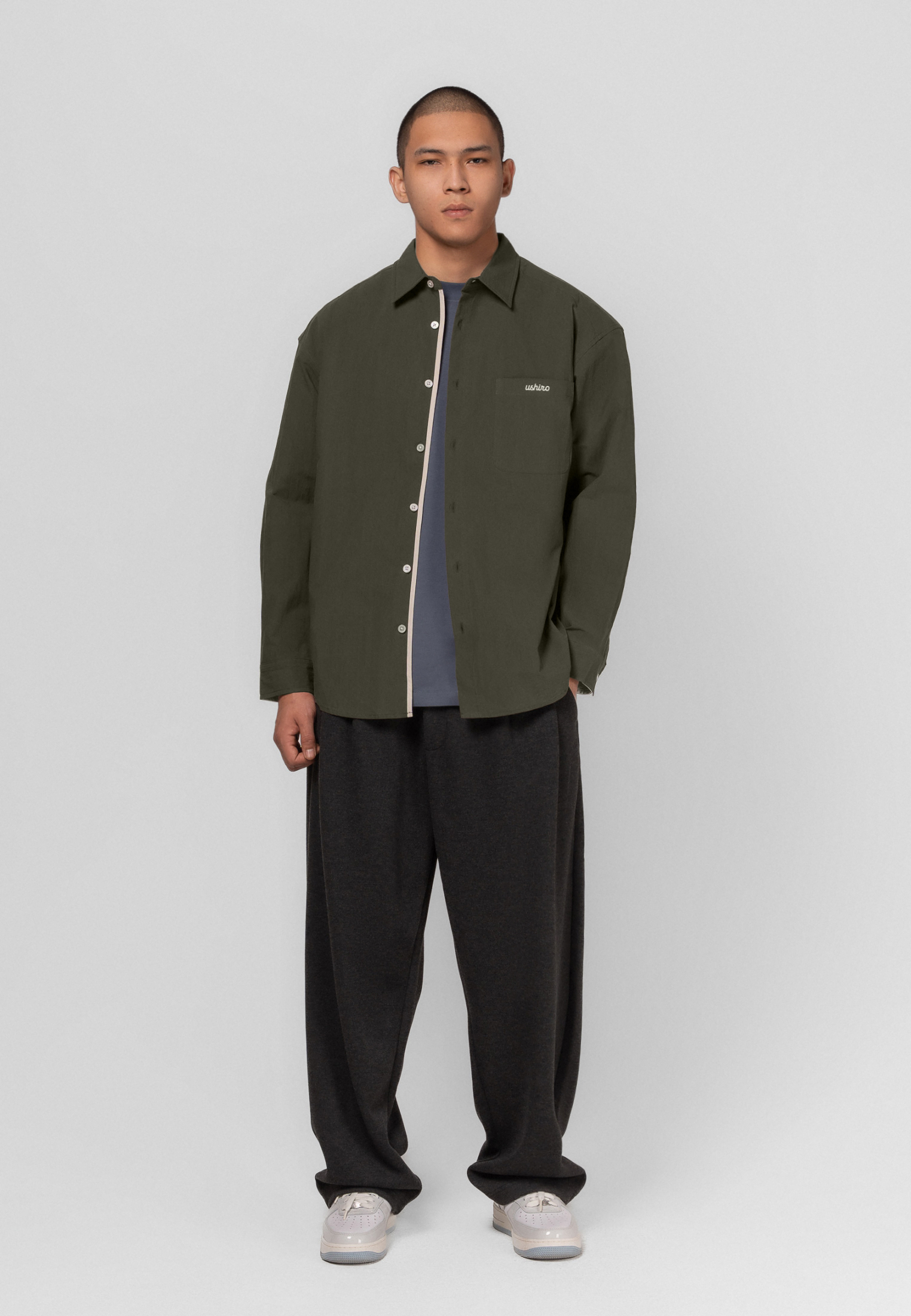 Рубашка - khaki W68094