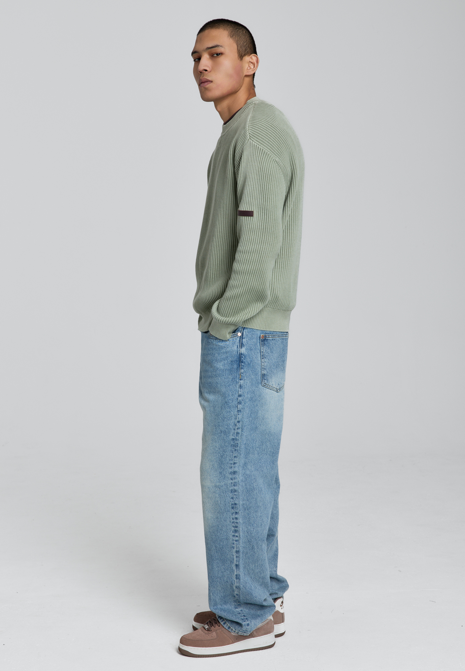 Свитер - green S7206