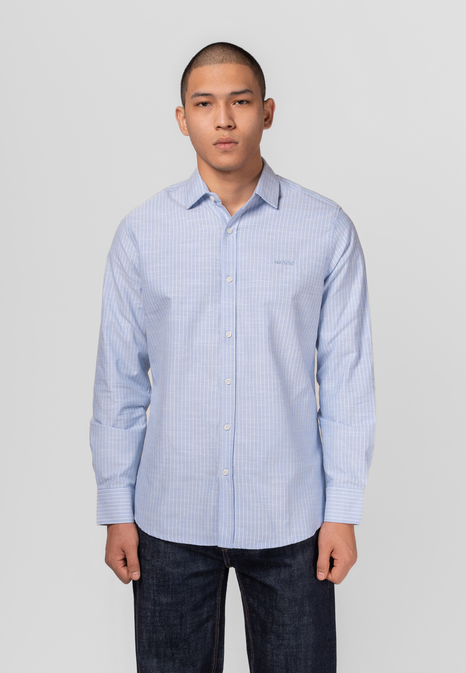 Рубашка - light blue C5009