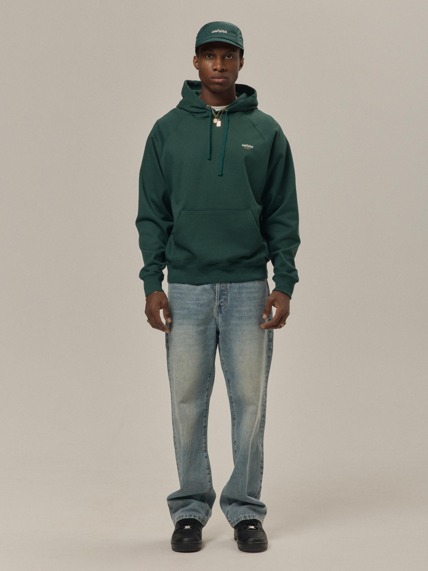 Худи-Champions hoodie GREEN 