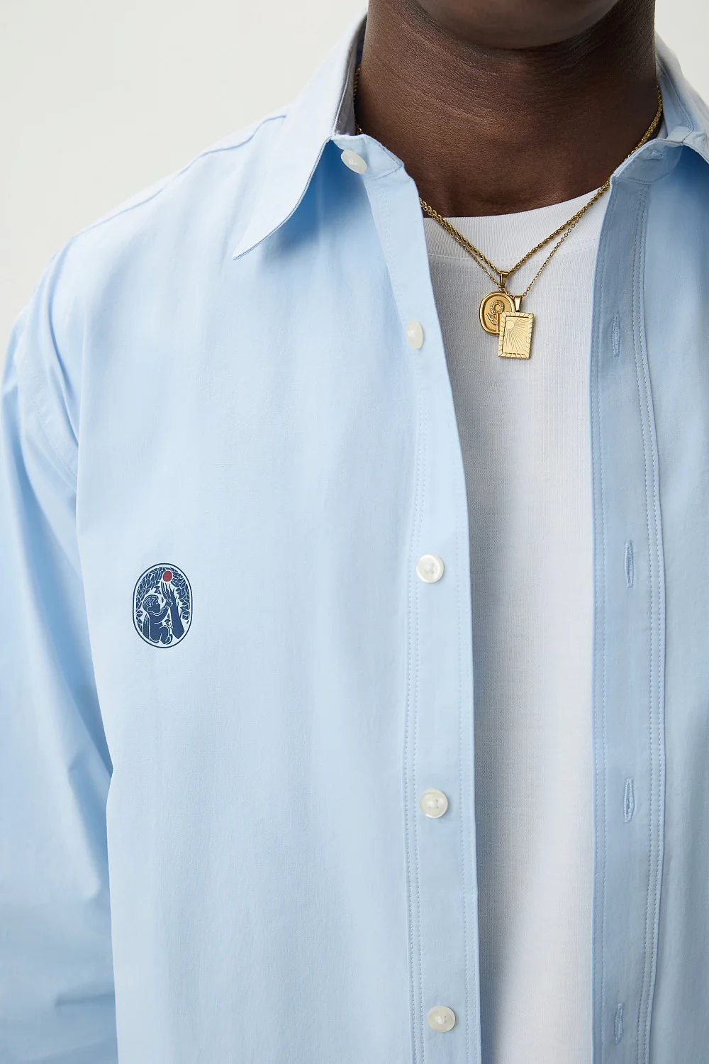Рубашка - FS107 light blue