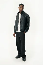Кожаная куртка - M7112017 BLACK