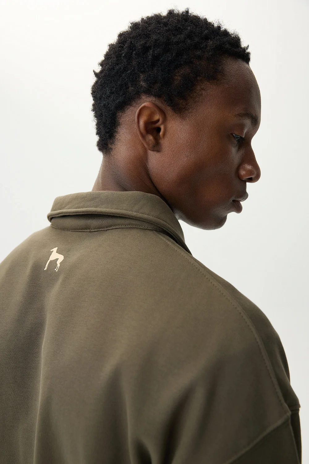 Tazy rugby-sweatshirt - KHAKI