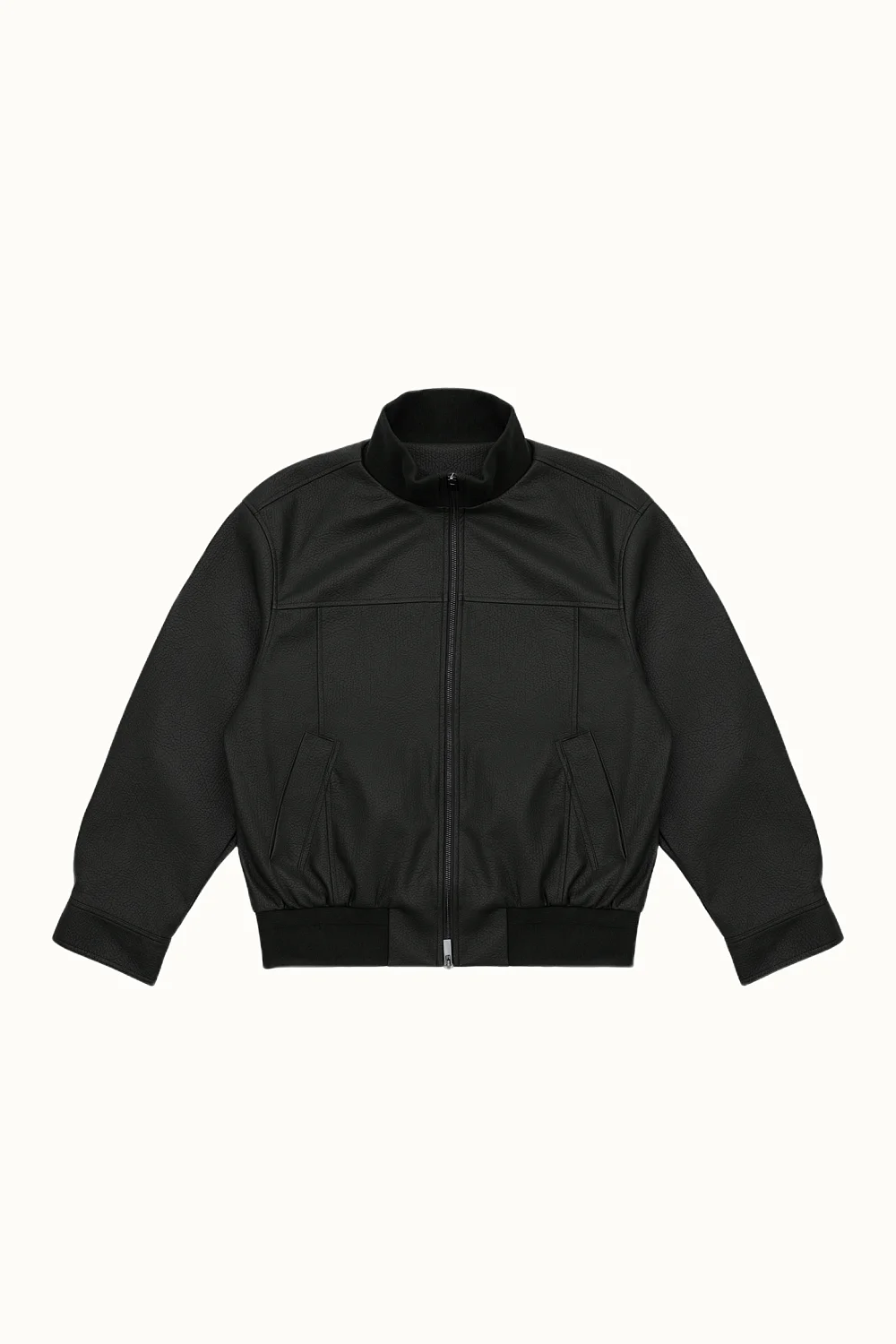 Кожаная куртка-MD6212089 BLACK