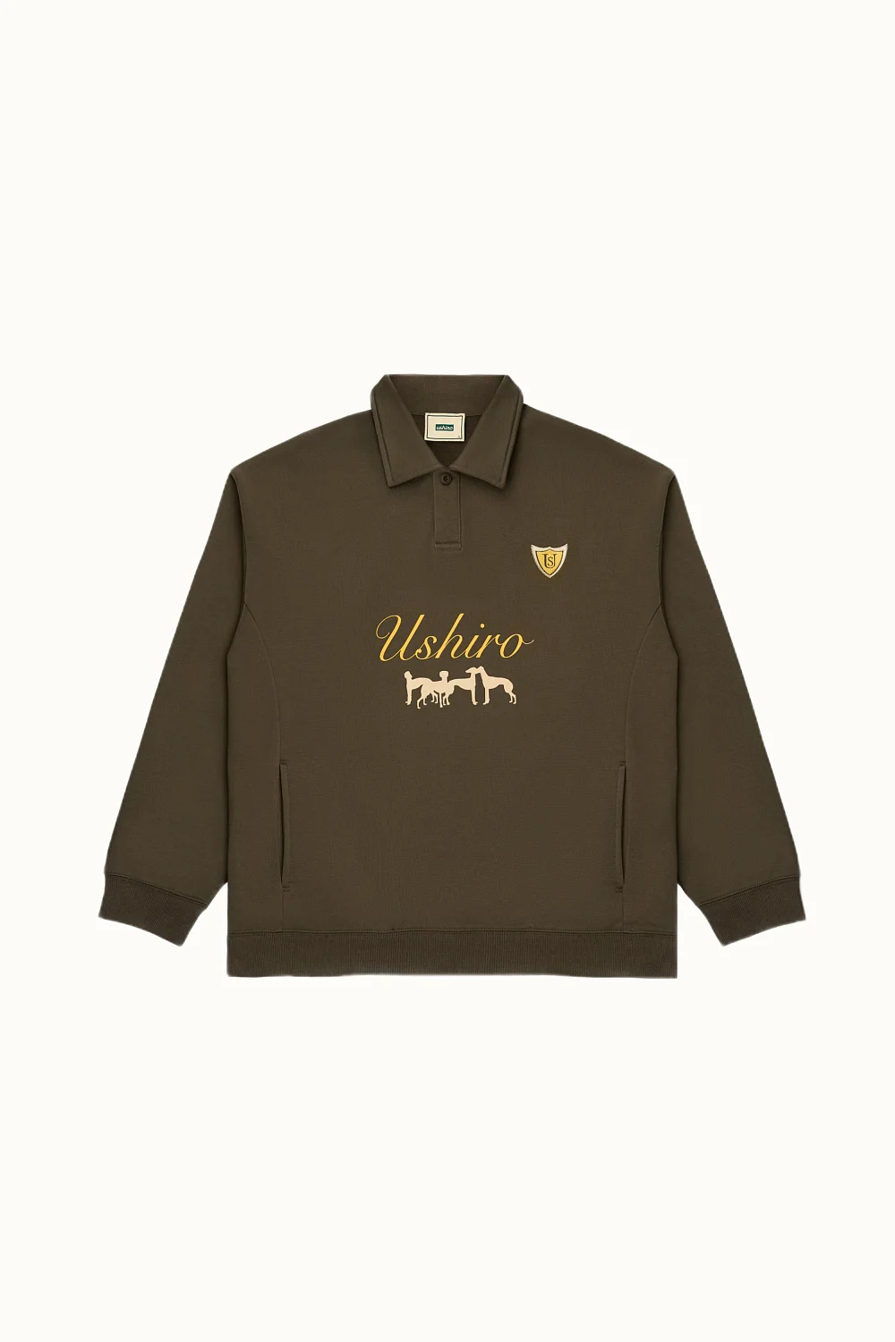 Tazy rugby-sweatshirt - KHAKI