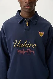 Tazy rugby-sweatshirt - NAVY BLUE