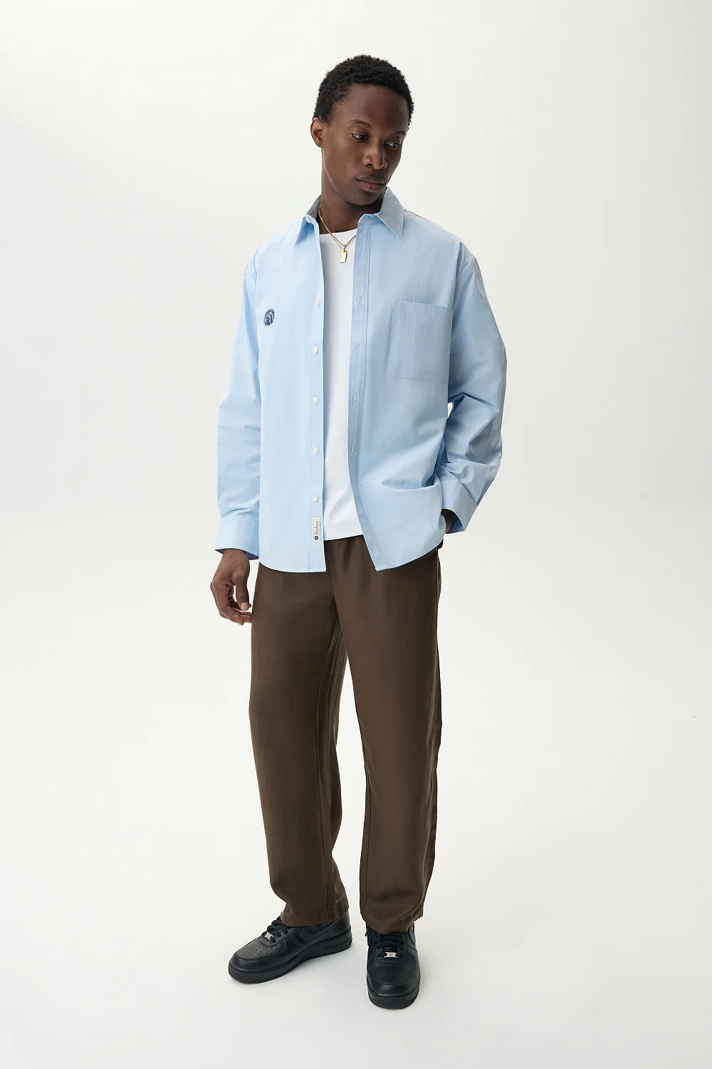 Рубашка - FS107 light blue