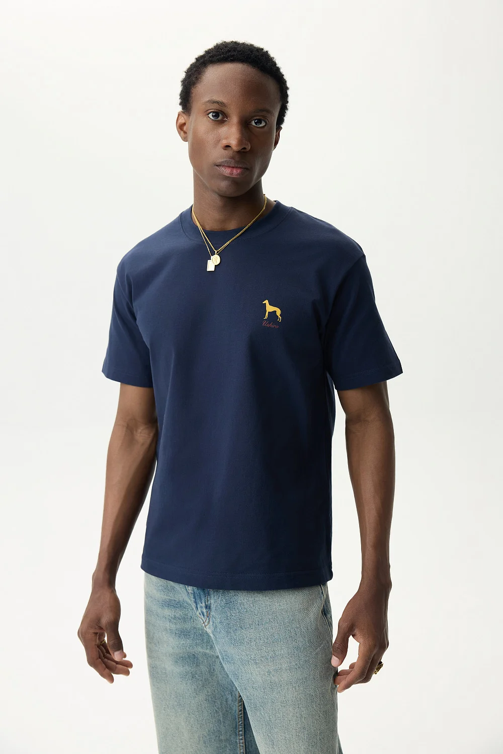 Tazy t-shirt - NAVY BLUE