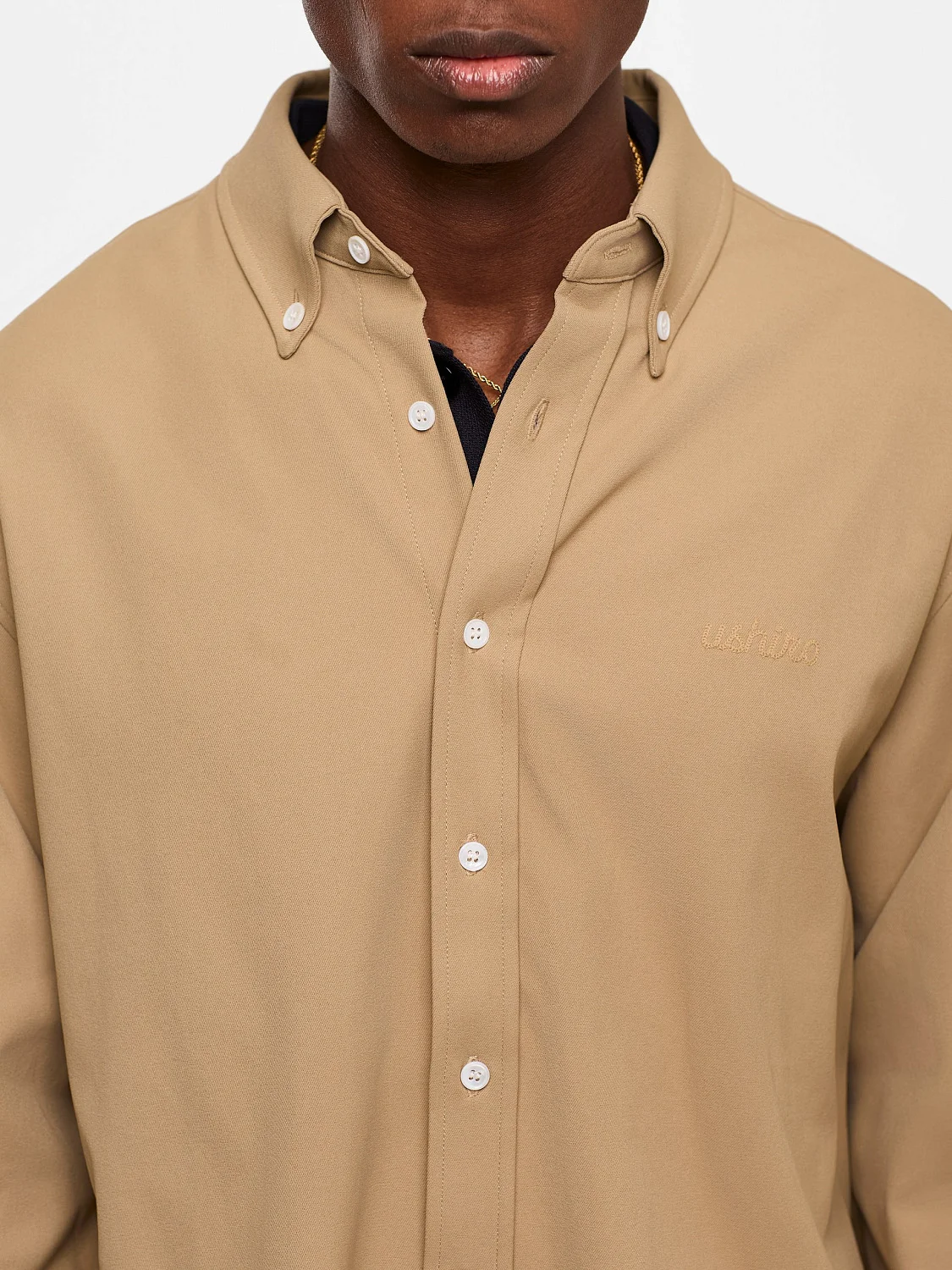 Рубашка - beige S7906