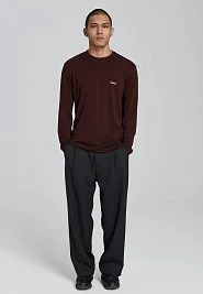 Лонгслив - burgundy M6223123