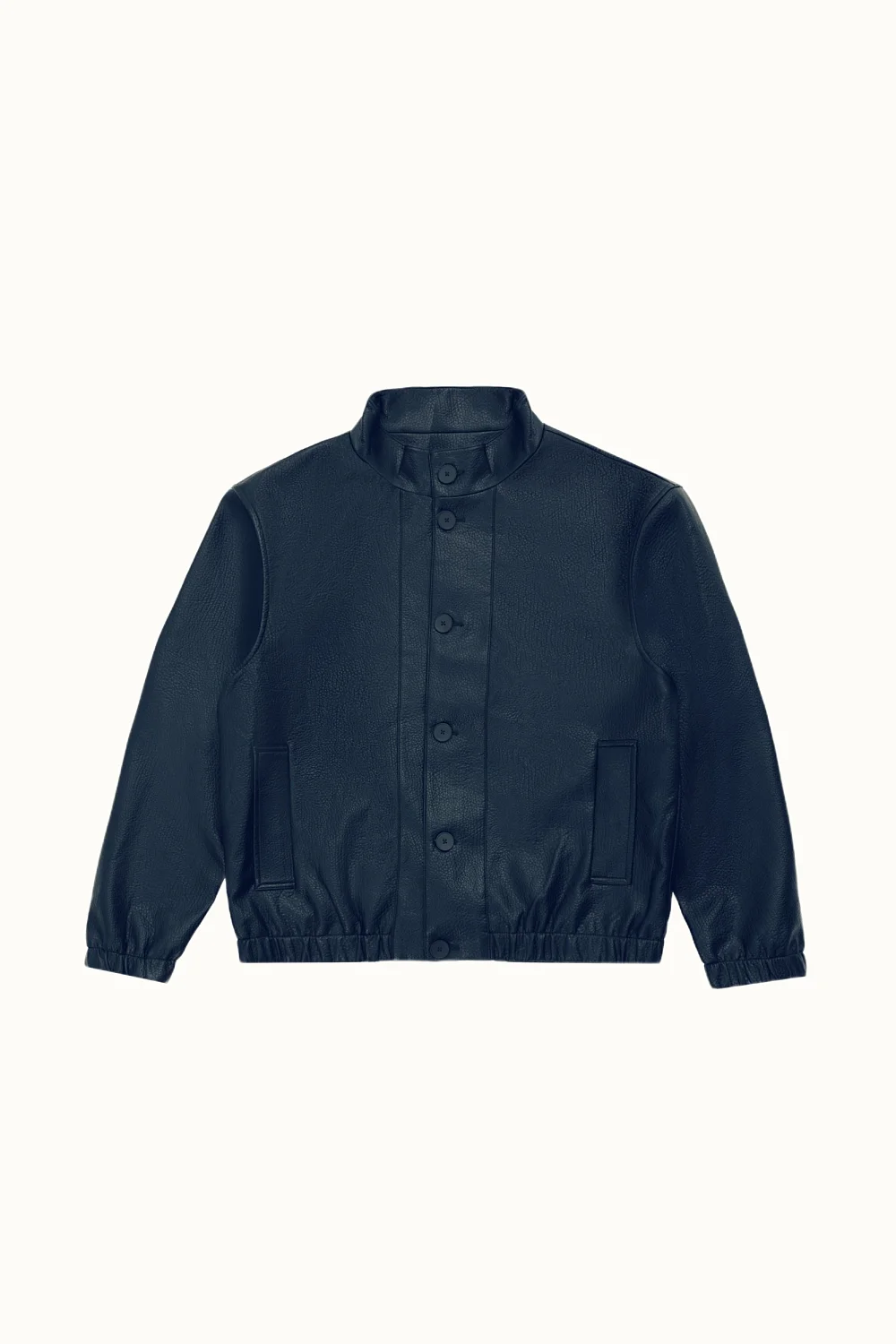 Кожаная куртка - M7112017 NAVY BLUE