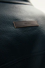 Кожаная куртка - M7112017 NAVY BLUE