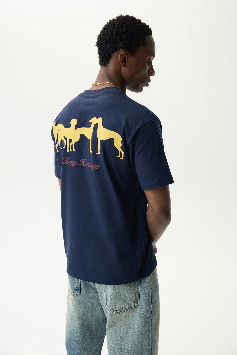 Tazy t-shirt - NAVY BLUE