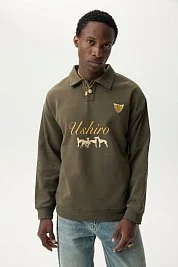 Tazy rugby-sweatshirt - KHAKI